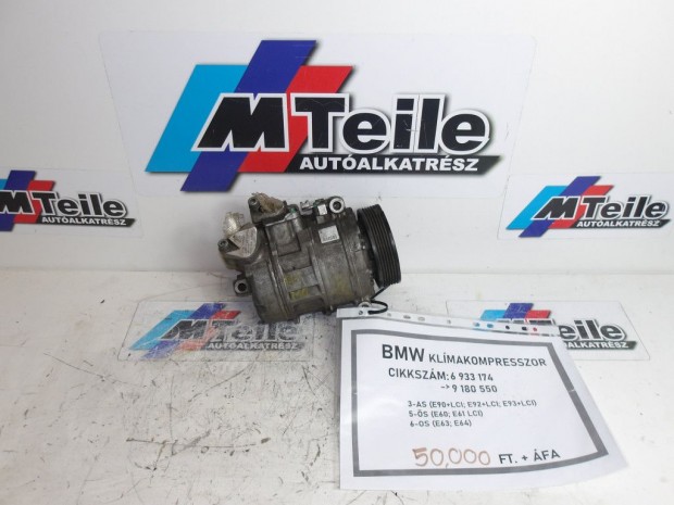 [GYRI BONTOTT] BMW - KLMAKOMPRESSZOR - 3-AS; 5-S; 6-OS - CIKKSZM: